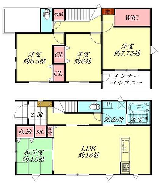 間取りを拡大表示
