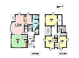 石狩市緑苑台東3条2丁目　中古戸建 4LDKの間取り