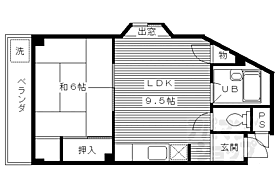 京都府京都市右京区西院春栄町（賃貸マンション1LDK・3階・34.50㎡） その2