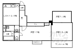 伽羅唯心庵 3LDKの間取図画像