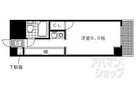 京都府京都市左京区田中樋ノ口町（賃貸マンション1K・5階・20.00㎡） その2