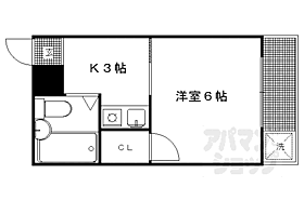 京都府京都市左京区一乗寺北大丸町（賃貸マンション1K・3階・18.00㎡） その2