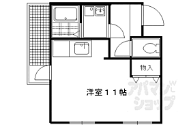 京都府京都市左京区北白川西町（賃貸マンション1R・2階・40.02㎡） その2