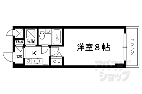 京都府京都市右京区西院安塚町（賃貸マンション1K・7階・21.37㎡） その2