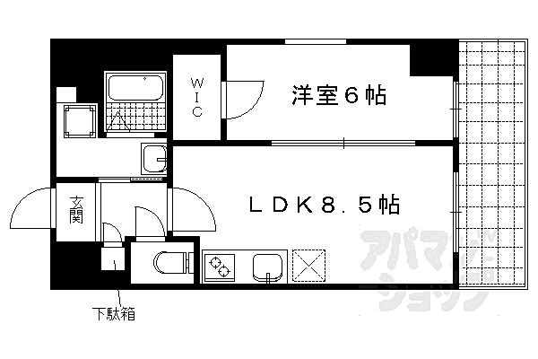 ベラジオ四条通 603｜京都府京都市中京区壬生高樋町(賃貸マンション1LDK・6階・37.32㎡)の写真 その2