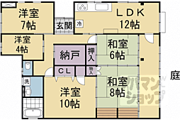 ガーデンヒル鳴滝 5SLDKの間取図画像