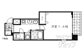 京都府京都市下京区夷之町（賃貸マンション1K・8階・24.16㎡） その2