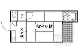 京都府京都市左京区北白川下別当町（賃貸アパート1K・1階・19.00㎡） その2