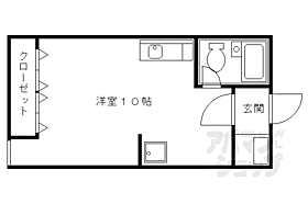 ＴＯＭＯハイツ 1-A ｜ 京都府京都市北区等持院南町（賃貸アパート1K・1階・28.00㎡） その2