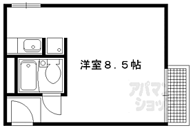 京都府京都市左京区下鴨松原町（賃貸マンション1R・2階・19.00㎡） その2