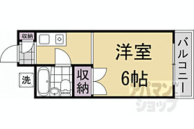 ヴィラ若杉 406 ｜ 京都府京都市下京区西七条東御前田町（賃貸マンション1K・4階・18.00㎡） その2