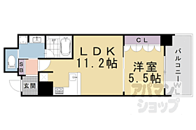 リーガル京都西陣II 405 ｜ 京都府京都市上京区堀川通寺之内上る寺之内竪町（賃貸マンション1LDK・4階・43.24㎡） その2