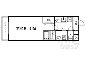 京都府京都市右京区西院西三蔵町（賃貸マンション1K・3階・28.70㎡） その2