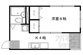 京都府京都市左京区下鴨西本町（賃貸マンション1K・3階・24.00㎡） その2