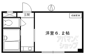 京都府京都市下京区八王子町（賃貸マンション1K・3階・16.99㎡） その1