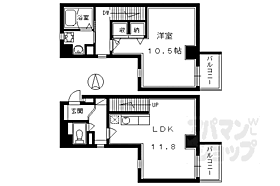 京都府京都市下京区麩屋町通五条上ル下鱗形町（賃貸マンション1LDK・5階・58.42㎡） その2