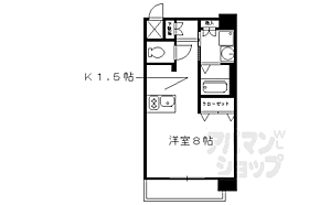 京都府京都市東山区三条通大橋東入三町目（賃貸マンション1K・1階・24.89㎡） その2