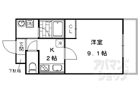 京都府京都市右京区太秦御所ノ内町（賃貸マンション1K・1階・28.32㎡） その2