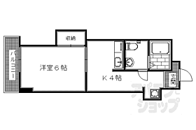 京都府京都市右京区太秦森ケ前町（賃貸マンション1DK・3階・26.00㎡） その2