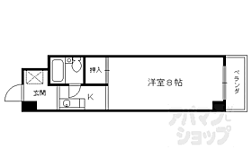 サンハイツ西 315W ｜ 京都府京都市中京区壬生朱雀町（賃貸マンション1K・3階・23.18㎡） その2