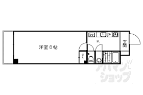 京都府京都市下京区廿人講町（賃貸マンション1K・3階・23.90㎡） その2