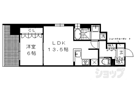 リーガル京都二条城北 601 ｜ 京都府京都市上京区丸太町通黒門東入藁屋町（賃貸マンション1LDK・6階・49.43㎡） その2