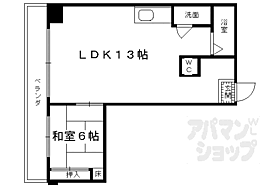 京都府京都市下京区富小路松原下ル本上神明町（賃貸マンション1LDK・2階・47.80㎡） その2