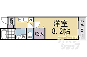 京都府京都市左京区吉田二本松町（賃貸マンション1K・1階・25.73㎡） その2