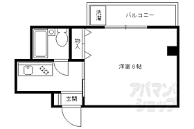 ハイクラスコーポ五条II 211 ｜ 京都府京都市下京区中堂寺北町（賃貸マンション1K・2階・24.60㎡） その2