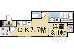 ＥＭＢＥＬＬＩＲ　ＣＯＣＯ 1階1DKの間取り