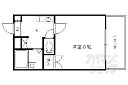 マタム 1Kの間取図画像