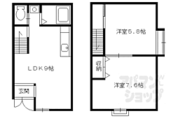 フローリァン御前 2LDKの間取図画像