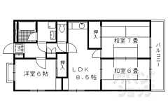 物件の間取り