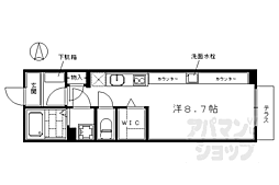 アルテランサ大宮 1Kの間取図画像
