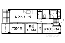 イヌイ星の子ハイツ 3LDKの間取図画像