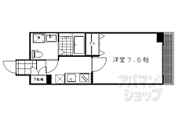 ファーストフィオーレ京都西陣 1Kの間取図画像