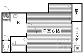 京都府京都市右京区嵯峨天龍寺車道町（賃貸マンション1K・2階・18.00㎡） その2