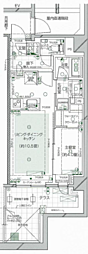 ピアース阿佐ヶ谷 1LDKの間取図画像