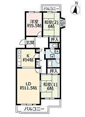 物件の間取り