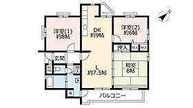 UR平城右京  ｜ 奈良県奈良市右京5丁目（賃貸マンション3LDK・5階・86.68㎡） その2