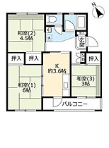 UR平城第二  ｜ 奈良県奈良市右京2丁目（賃貸マンション3K・4階・48.42㎡） その2