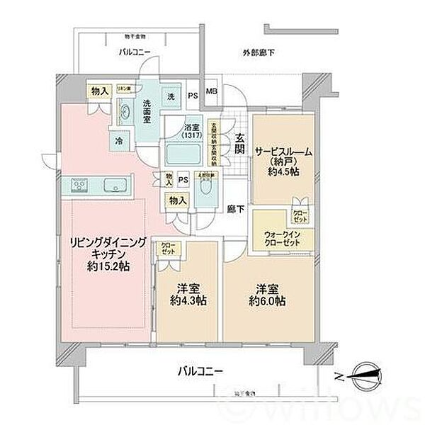 間取りを拡大表示