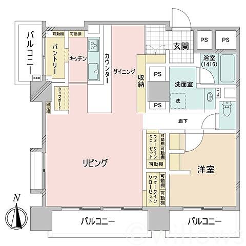 間取り 高円寺サマリヤマンション 4階/-