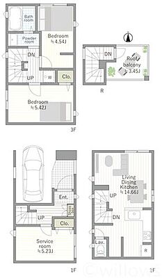 間取り 幸区東小倉中古戸建