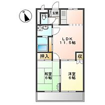 ファミーユ21  ｜ 京都府木津川市州見台5丁目（賃貸マンション2LDK・3階・51.30㎡） その2