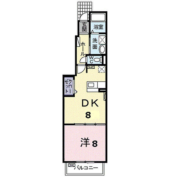 エクセルコートＢ 101｜奈良県奈良市宝来4丁目(賃貸アパート1DK・1階・40.10㎡)の写真 その2