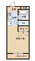 サンライズ西大寺  ｜ 奈良県奈良市西大寺北町1丁目（賃貸マンション1K・2階・19.00㎡） その2