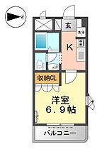 レジェンドール　西の京  ｜ 奈良県奈良市五条2丁目（賃貸アパート1K・2階・24.84㎡） その2