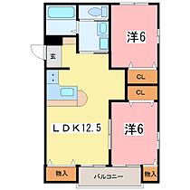 リバティ・ヴィラIII 102 ｜ 福井県福井市飯塚町13-147（賃貸アパート2LDK・1階・60.39㎡） その2