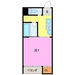 LAFORT 1Kの間取図画像